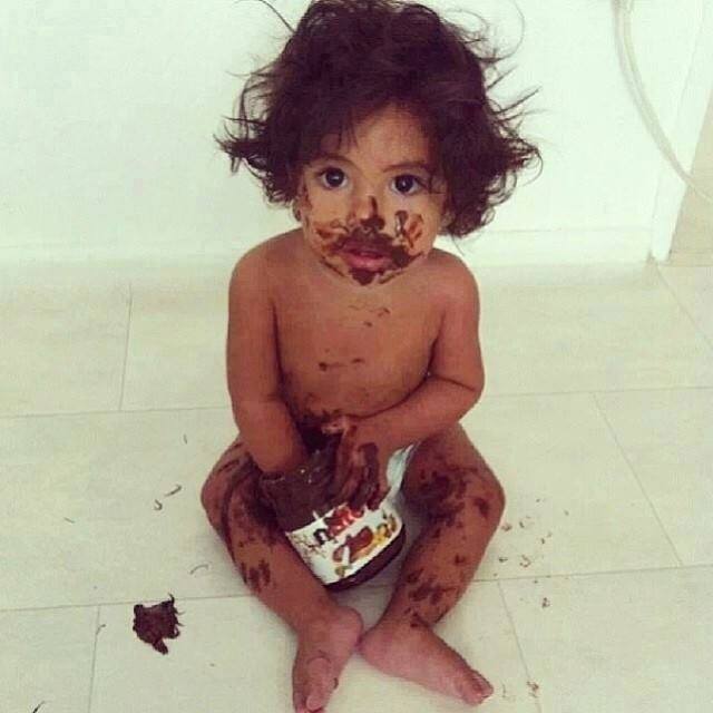 Çikolata böyle yenir !